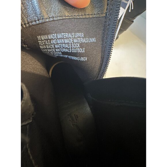 Universal Thread Women Connor Black Ankle Buckle Boots memory foam size 10 NWT - Picture 5 of 7